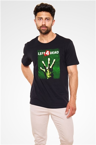 Left 4 Dead Siyah Unisex Tişört T-Shirt