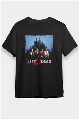 Left 4 Dead Siyah Unisex Tişört T-Shirt