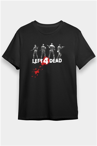 Left 4 Dead Siyah Unisex Tişört T-Shirt