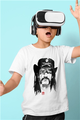 Lemmy Beyaz Unisex Çocuk Tişört