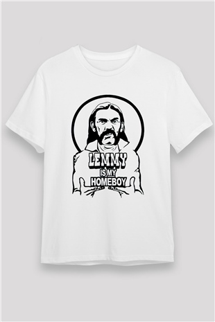 Lemmy Beyaz Unisex Tişört T-Shirt - TişörtFabrikası