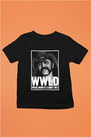 Lemmy Siyah Unisex Çocuk Tişört