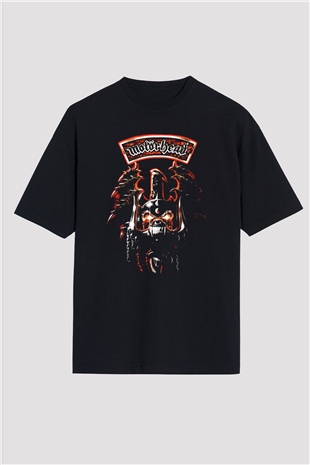 Lemmy Siyah Unisex Oversize Tişört T-Shirt