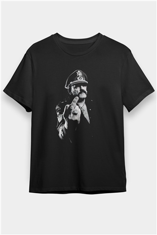 Lemmy Siyah Unisex Tişört T-Shirt - TişörtFabrikası