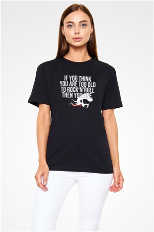 Lemmy Siyah Unisex Tişört T-Shirt - TişörtFabrikası
