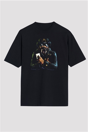 Lemmy Siyah Oversize Tişört Oversize T-shirt - TişörtFabrikası