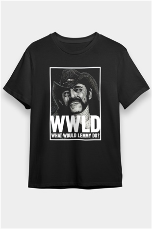 Lemmy Siyah Unisex Tişört T-Shirt - TişörtFabrikası