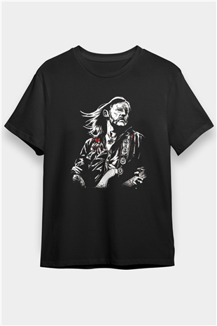 Lemmy Siyah Unisex Tişört T-Shirt - TişörtFabrikası