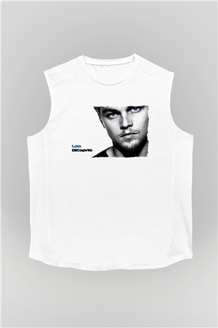 Leonardo DiCaprio Beyaz Unisex Kolsuz Tişört