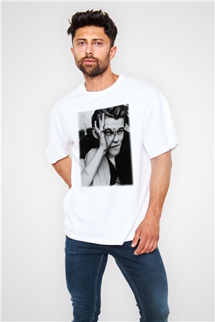 Leonardo DiCaprio Beyaz Unisex Oversize Tişört T-Shirt