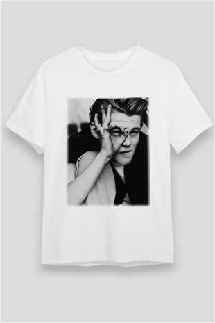 Leonardo DiCaprio Beyaz Unisex Tişört T-Shirt - TişörtFabrikası