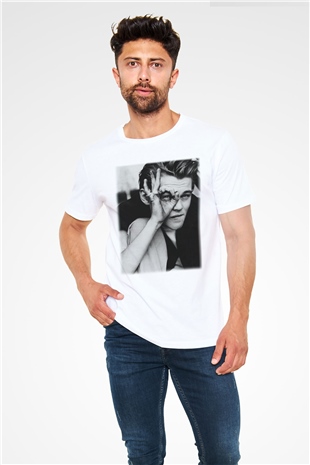 Leonardo DiCaprio Beyaz Unisex Tişört T-Shirt - TişörtFabrikası