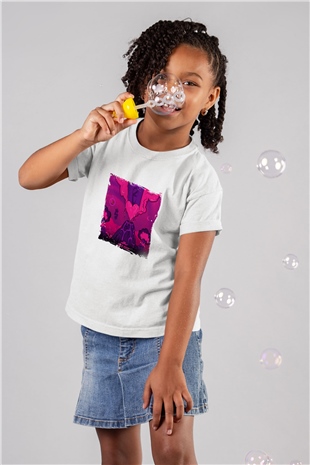 Lil Uzi Vert Baskılı Unisex Beyaz Çocuk Tişört