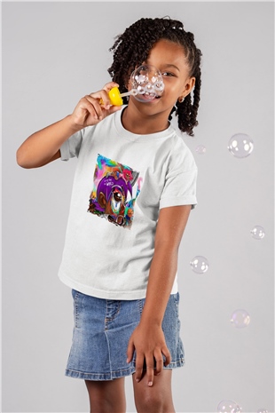 Lil Uzi Vert Baskılı Unisex Beyaz Çocuk Tişört