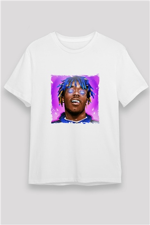Lil Uzi Vert Baskılı Unisex Beyaz Tişört