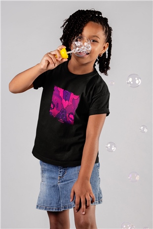 Lil Uzi Vert Baskılı Unisex Siyah Çocuk Tişört