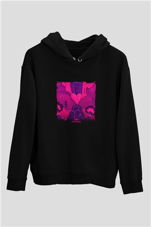 Lil Uzi Vert Baskılı Unisex Siyah Hoodie