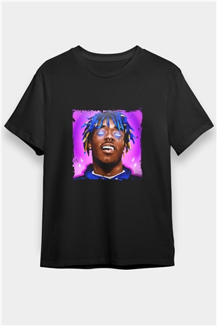 Lil Uzi Vert Baskılı Unisex Siyah Tişört