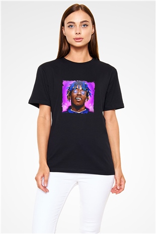 Lil Uzi Vert Baskılı Unisex Siyah Tişört