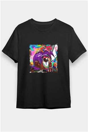 Lil Uzi Vert Baskılı Unisex Siyah Tişört