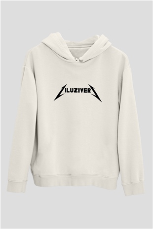 Lil Uzi Vert Beyaz Unisex Kapşonlu Sweatshirt
