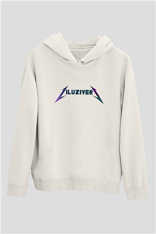 Lil Uzi Vert Beyaz Unisex Kapşonlu Sweatshirt