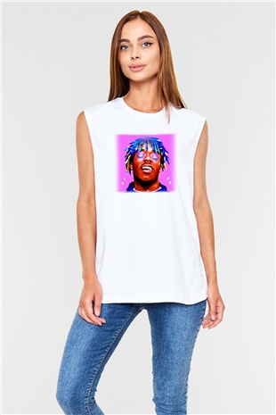Lil Uzi Vert Beyaz Unisex Kolsuz Tişört