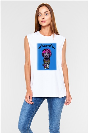 Lil Uzi Vert Beyaz Unisex Kolsuz Tişört