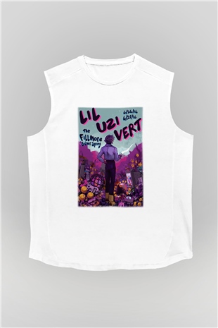 Lil Uzi Vert Beyaz Unisex Kolsuz Tişört