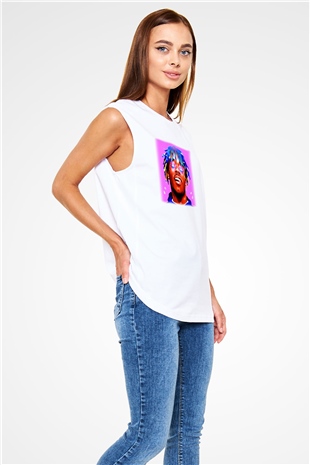 Lil Uzi Vert Beyaz Unisex Kolsuz Tişört