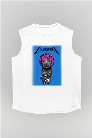 Lil Uzi Vert Beyaz Unisex Kolsuz Tişört