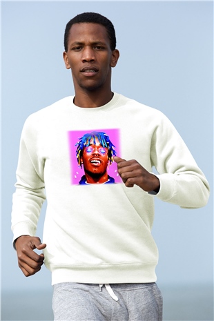 Lil Uzi Vert Beyaz Unisex Sweatshirt