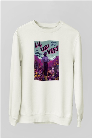 Lil Uzi Vert Beyaz Unisex Sweatshirt