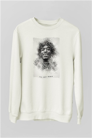 Lil Uzi Vert Beyaz Unisex Sweatshirt