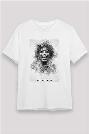 Lil Uzi Vert Beyaz Unisex Tişört T-Shirt - TişörtFabrikası