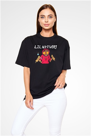 Lil Uzi Vert Siyah Unisex Oversize Tişört T-Shirt