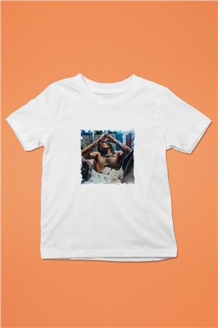 Lil Wayne Baskılı Unisex Beyaz Çocuk Tişört