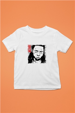Lil Wayne Baskılı Unisex Beyaz Çocuk Tişört