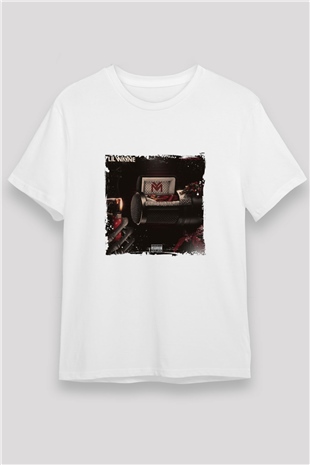 Lil Wayne Baskılı Unisex Beyaz Tişört