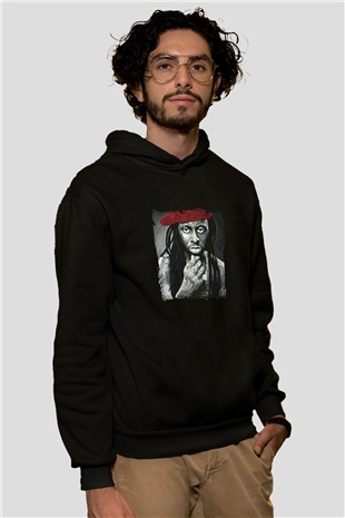 Lil Wayne Baskılı Unisex Siyah Hoodie