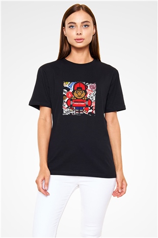 Lil Wayne Baskılı Unisex Siyah Tişört