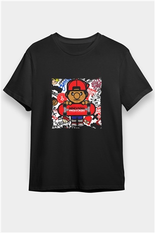 Lil Wayne Baskılı Unisex Siyah Tişört