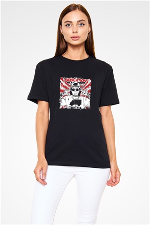 Lil Wayne Baskılı Unisex Siyah Tişört