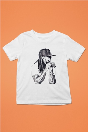 Lil Wayne Beyaz Unisex Çocuk Tişört