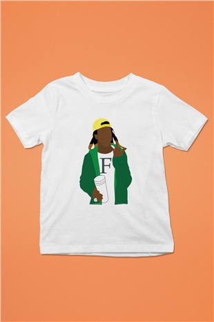 Lil Wayne Beyaz Unisex Çocuk Tişört