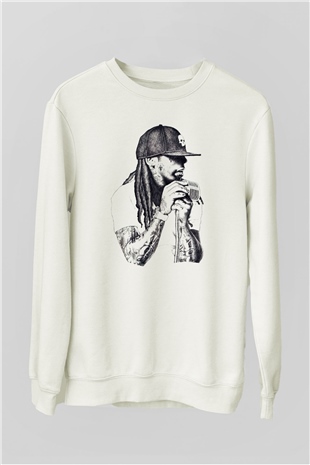 Lil Wayne Beyaz Unisex Sweatshirt