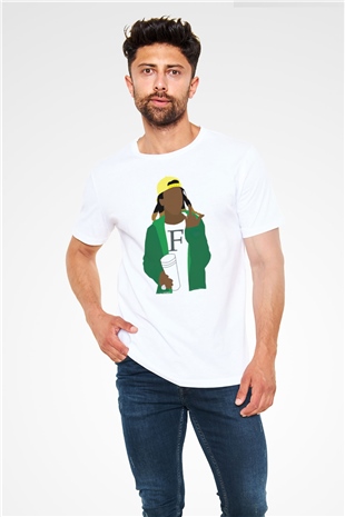 Lil Wayne Beyaz Unisex Tişört T-Shirt - TişörtFabrikası