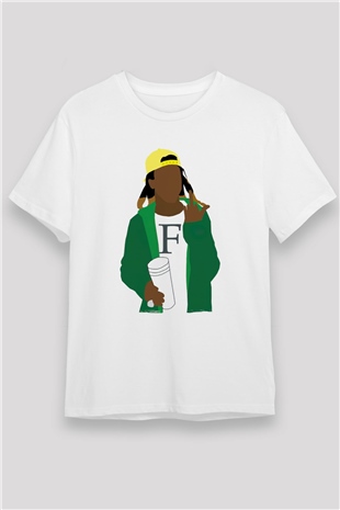 Lil Wayne Beyaz Unisex Tişört T-Shirt - TişörtFabrikası