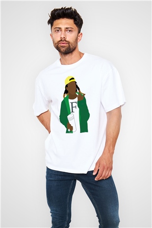 Lil Wayne Beyaz Unisex Tişört T-Shirt - TişörtFabrikası