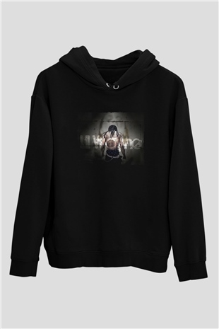 Lil Wayne Siyah Unisex Kapüşonlu Sweatshirt